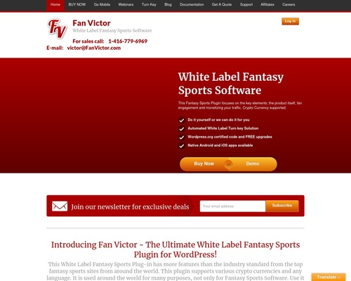 Fan Victor – The Ultimate Fantasy Sports Plug-in