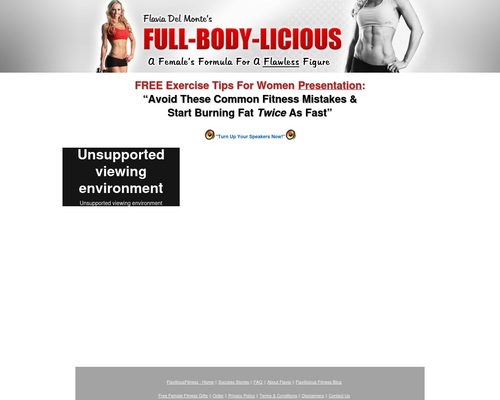 Flavia Del Monte’s Full Body Licious & Curvalicious Workout Systems