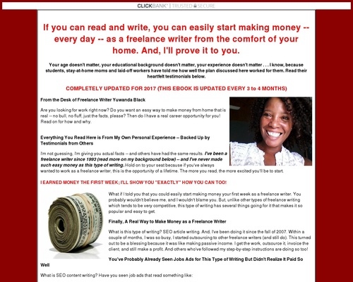 How To Make Money Writing Easy, 350-500 Word Web Articles