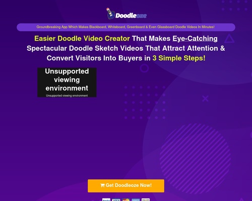 Promote #1 Doodle Video Creator