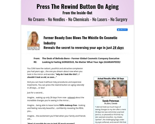 Super Sexy Skin: Press The Rewind Button On Aging