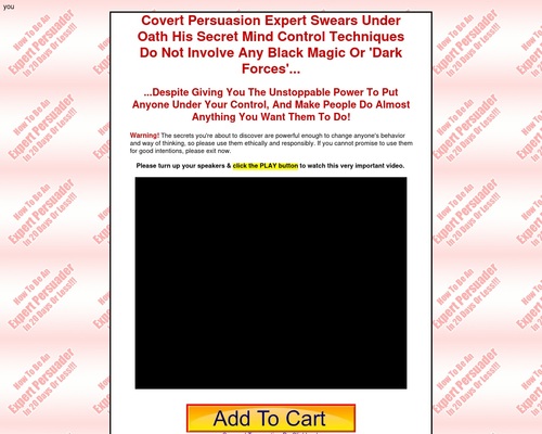 How To Be An Expert Persuader… In 20 Days Or Less!