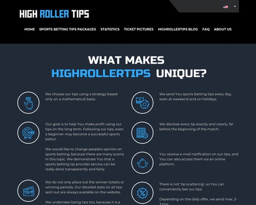 High Roller Sports Betting Tips! 60% Recurring Commission!