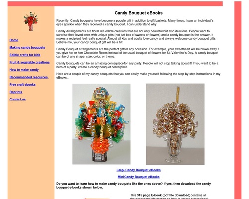 Start Your Own Home Based Candy Bouquet Business.