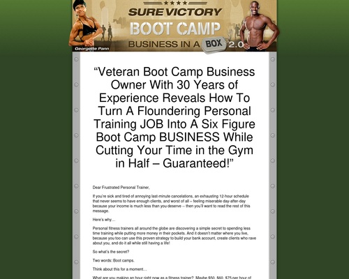 Sure Victory- Fitness Bootcamp Pro Package