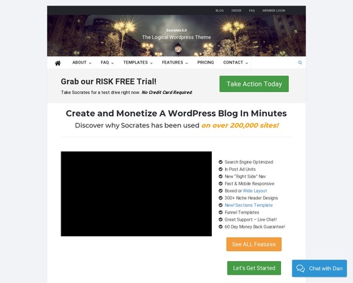 Best Selling WordPress Theme, Socrates