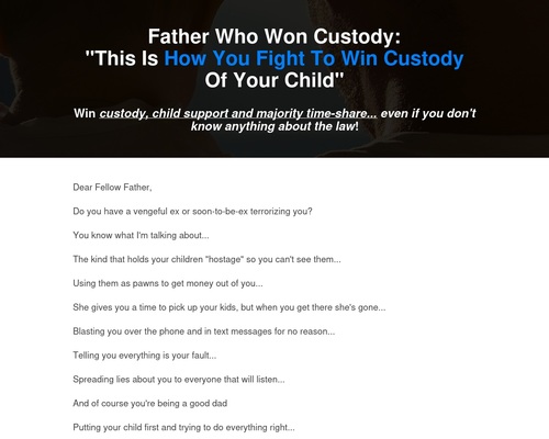 The Definitive Child Custody Blueprint For Fathers