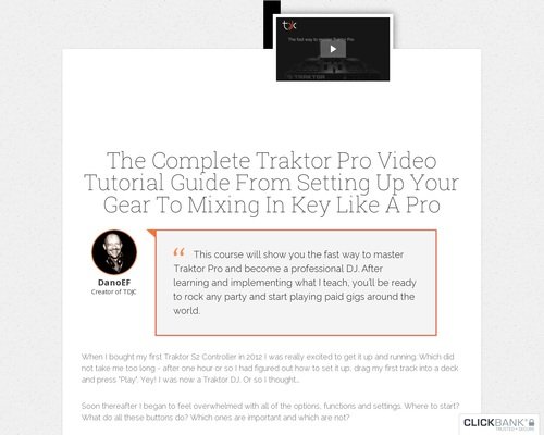 Traktor DJ Course