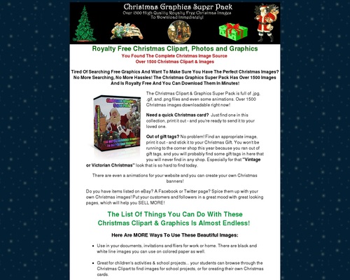 Christmas Clipart – Huge Christmas Graphics Package