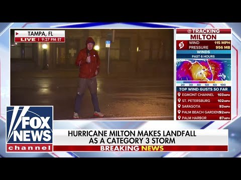 Hurricane Milton makes landfall near Siesta Key, Fla