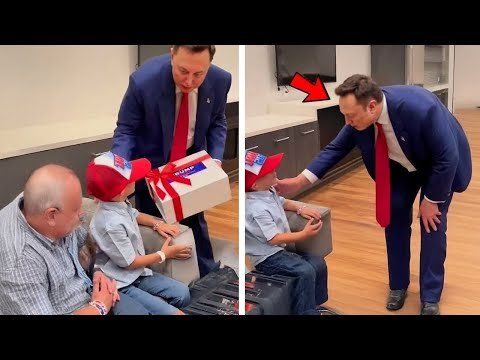 Elon Musk Gets EMOTIONAL After Meeting Young Boy With Rare Brain Disease