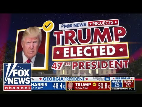 BREAKING: Trump elected 47th president, Fox News projects