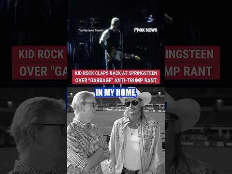 Kid Rock fires back at Bruce Springsteen over anti-Trump tirade #news #shorts #politics #us #kidrock