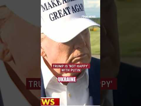 Trump responds to Putin's attacks on Ukraine #trump #russia #war #ukraine #putin #world #shorts #us