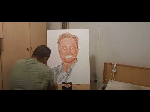 Elon Musk arte ritratto 722 @ElonMusk-FanZone @ElonMusksu