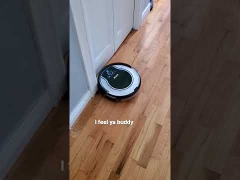 robot vacuum fail. #Elon #Tesla @ElonMusk-FanZone #ai #cyber #house #cleaning #fail #drdre #trump