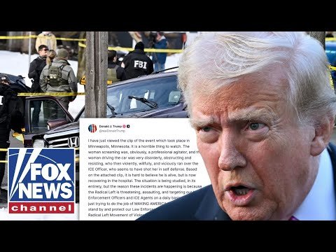 WATCH: Trump shares new video in response to ICE-involved shooting