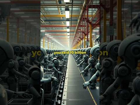 Elon Musk Answers: “10 BILLION Robots In LESS Than 20 Years” 😳 #shorts #elonmusk