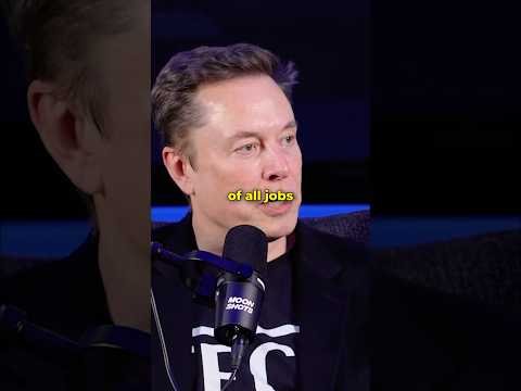 Elon Musk Answer Why OFFICE Jobs Will Be the FIRST Replaced By AI! 😳 #shorts #elonmusk