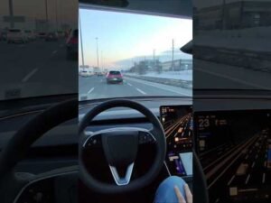 TESLA SELF DRIVEv#tesla #selfdrive #car #automobile #usa #canada #elonmusk @ElonMusk-FanZone