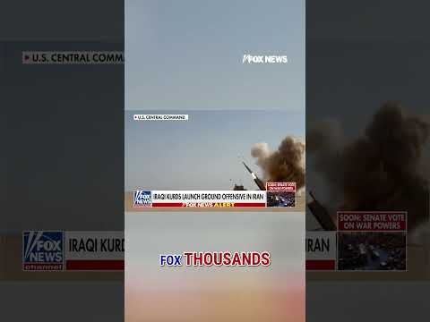BREAKING: Thousands of Iraqi Kurds launch ground offensive within Iran #shorts #foxnews #us #news