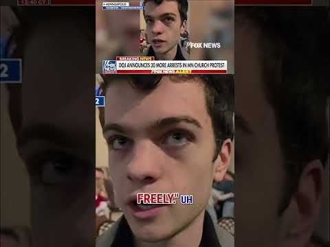 DOJ announces 30 arrests in connection to Minnesota church protest #shorts