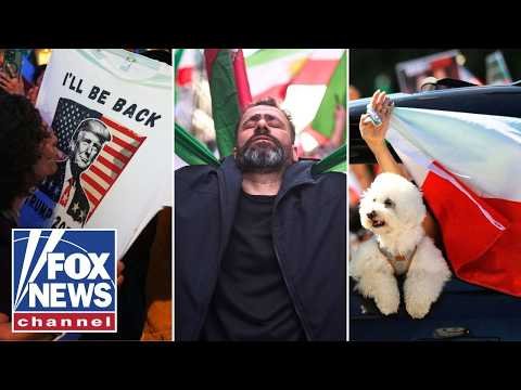 Iranian-Americans CELEBRATE in streets of LA after Khamenei's death