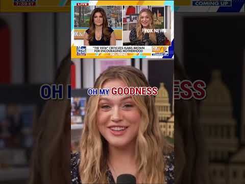 ‘The View’ ERUPTS over conservative influencer’s pro-family message #foxnews #news #shorts #family