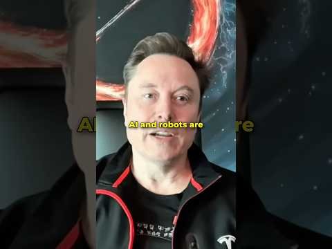 Elon Musk Says Robots Will Leave Humans With NOTHING To Do! 😳 #shorts #elonmusk