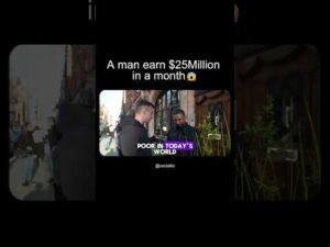 A man earn $25Million in a month. #shorts #motivation #marketing #startup #success #mindset