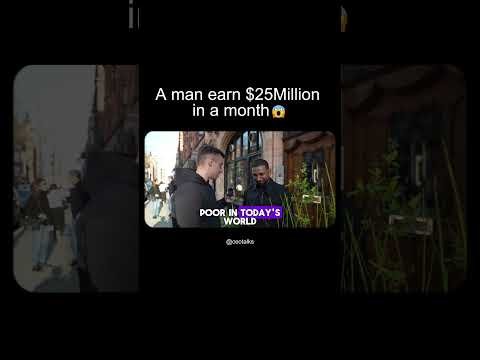 A man earn $25Million in a month. #shorts #motivation #marketing #startup #success #mindset