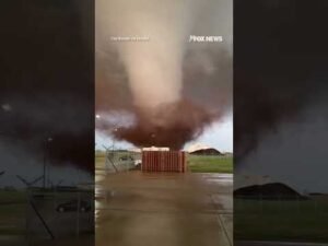 Massive tornado BARRELS toward AFB #foxnews #news #us #fox