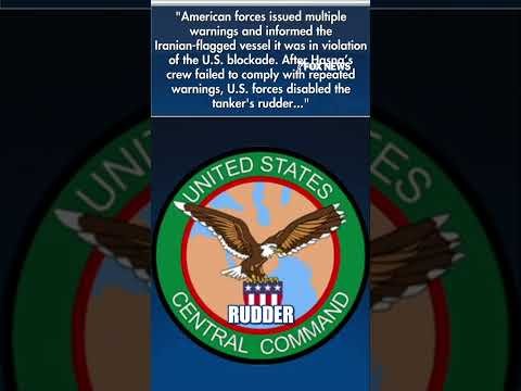 US fighter jet FIRES on Iranian oil tanker #shorts #us #news #foxnews #iran