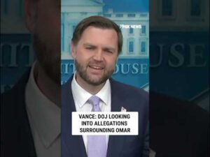 ‘SOMETHING FISHY’: Vance says DOJ looking into Ilhan Omar #foxnews #news #us