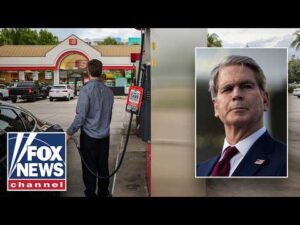 Bessent WARNS gas retailers as oil prices PLUMMET