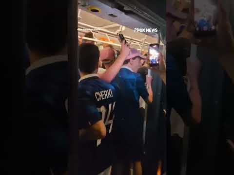 French fans SWARM bus after World Cup victory #foxnews #news #us #fox