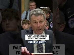 Fauci's lawyer REMOVED from fiery Senate hearing #shorts #us #news #foxnews #usnews #Fauci #covid
