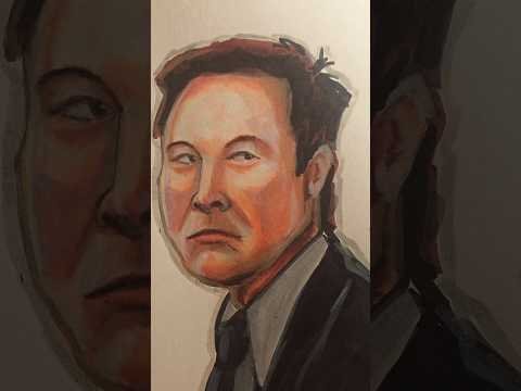 Elon Musk @ElonMusk-FanZone  #fypシ゚viral #fypシ #drawing #art #sketch #elonmusk #хочуврек #рек
