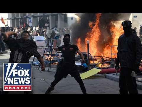 France faces 'CIVIL WAR' fears as riots RAGE