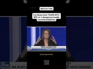 Fox News host TEARS INTO RFK Jr.’s dangerous health recommendations